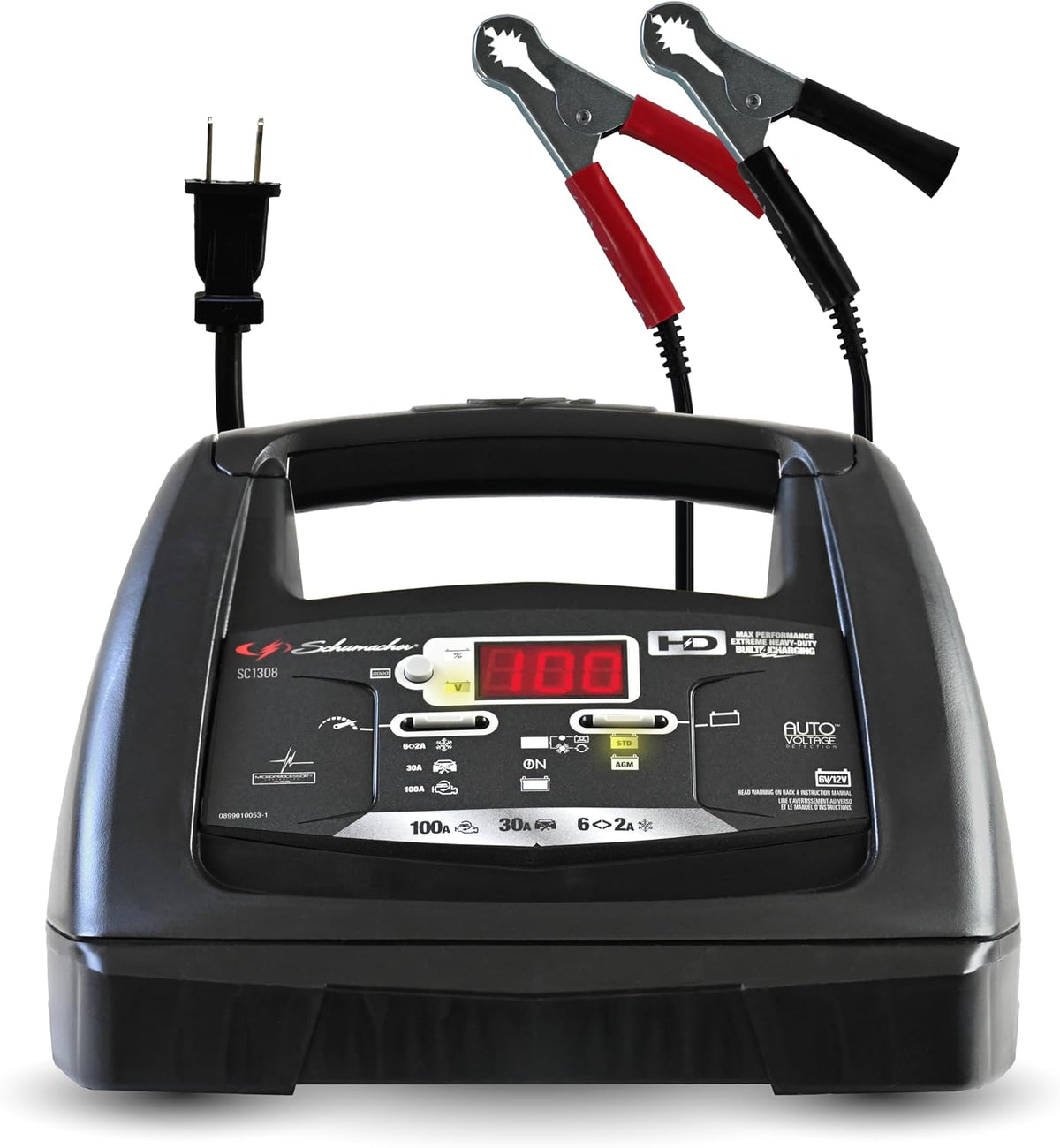 schumacher electric 6a car battery charger & maintainer, main product view