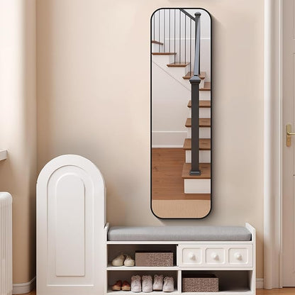 FORBATH Bathroom Mirror 55" x 16", Rectangle Black Bathroom Mirror - Image 3