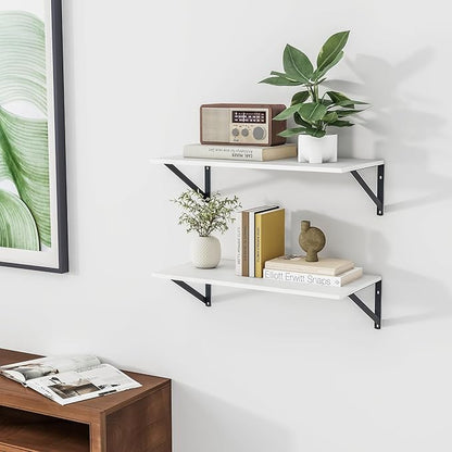 Heimlove White Deep Floating Shelves - Image 5