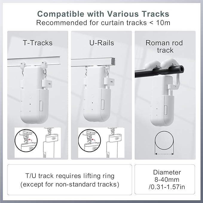 Takkicept Automatic Curtain Opener Electric: Smart Remote Control - Image 3