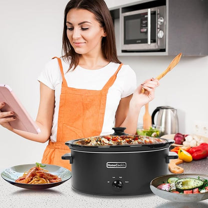 HOMECOOKIN 7 Quart Slow Cooker Oval Manual Pot Food Warmer - Image 5