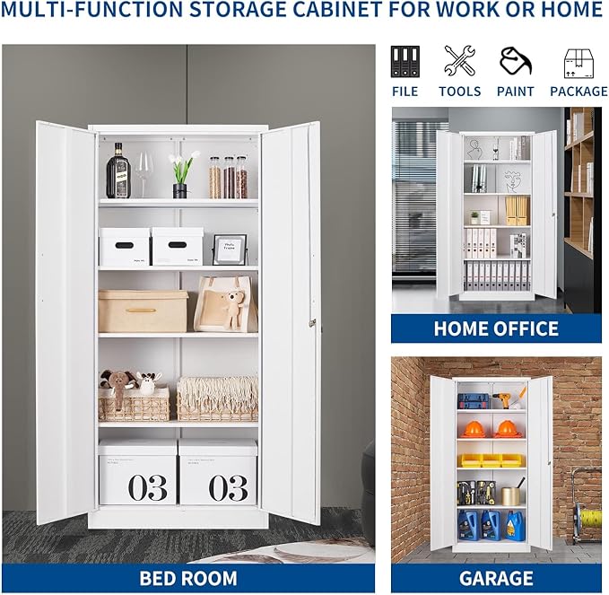Metal Storage Cabinet-71” Tall Steel File Cabinets - Image 5
