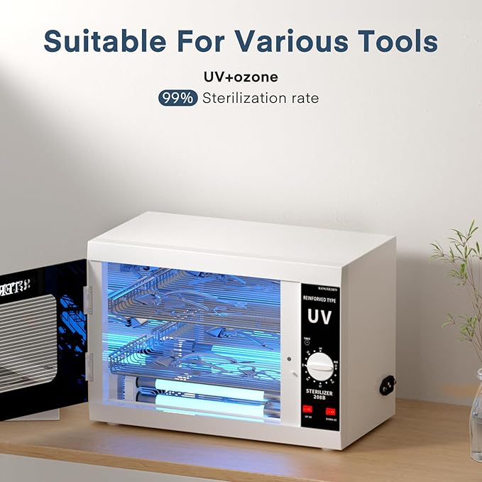 Yofuly Dual Lamp Sterilizer, 12L Large Sterilizer - Image 4