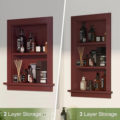 Recessed Medicine Cabinet Inset, Bathroom Wall Niche Insert - Image 6