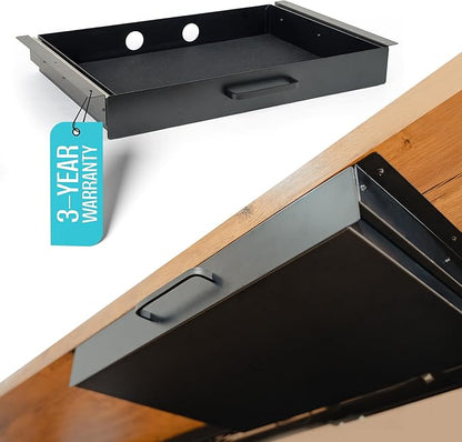 Under Desk Drawer Slide Out Attachment by COREMINDED