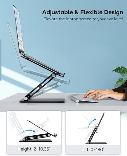 Adjustable Laptop Stand, Ergonomic Computer Stand - Image 2