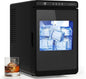 Sunvivi Clear Ice Maker, Compact Countertop Ice Machine, Fast 10-Min Ice by WeGetLife