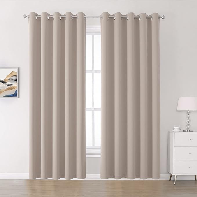 DUALIFE Curtains 96 Inches Long by DUALIFE