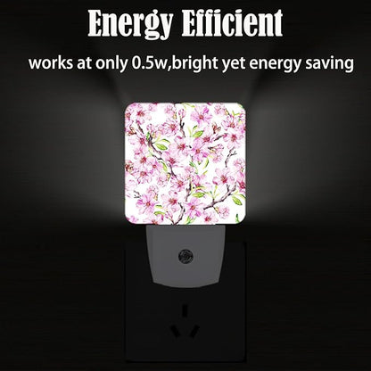 FSHVQKD Spring Flowers Blossom Night Light, Plug Into Wall - Image 4