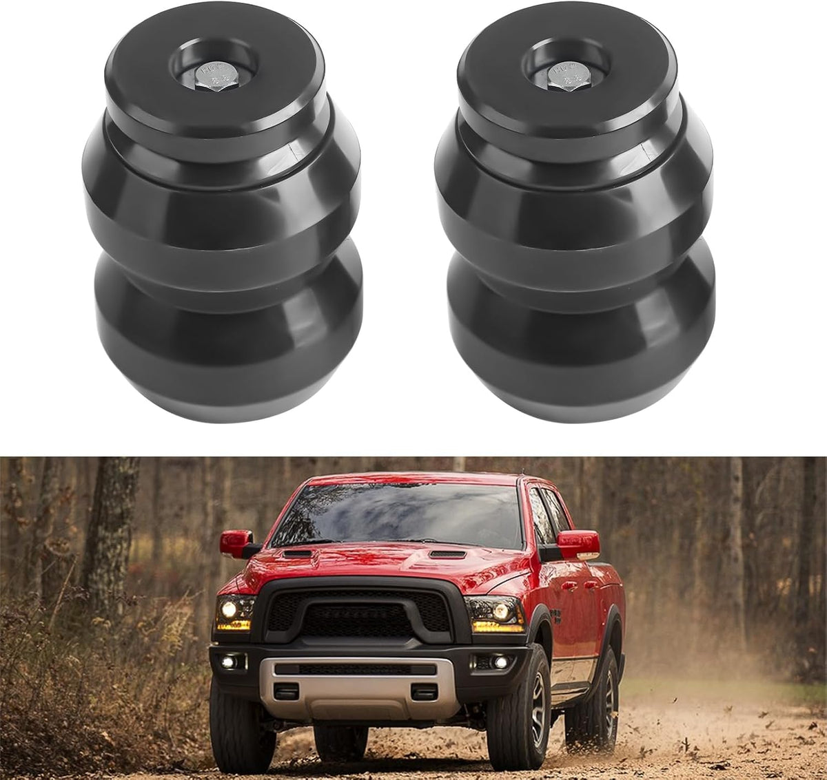 air suspension system kit dr1500dq compatible with dodge, main product view