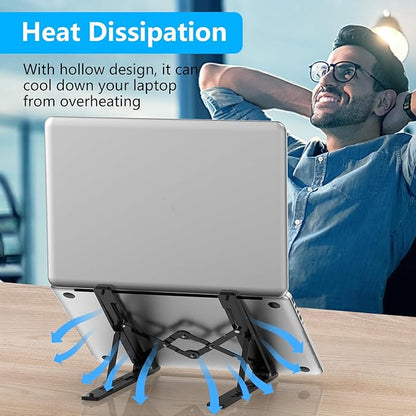 Adjustable Laptop Stand, Portable Laptop Riser - Image 7