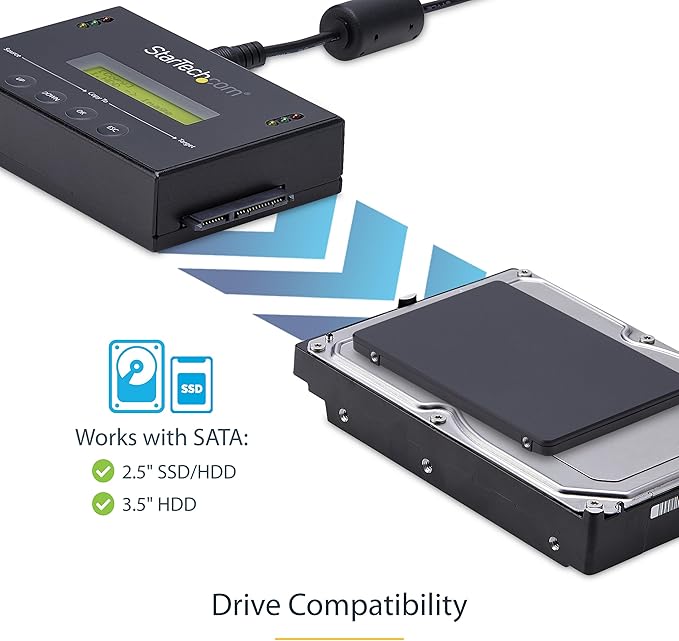 StarTech.com 1:1 Standalone Hard Drive Duplicator - Image 3