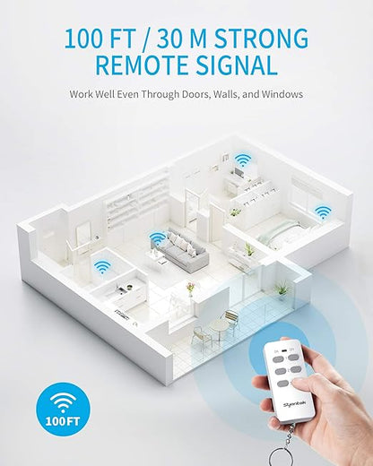 Syantek Remote Control Outlet Wireless Light Switch - Image 4