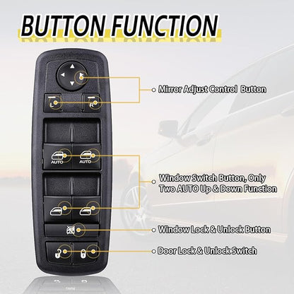Vurkcy Driver Side Power Window Switch Door Lock Control Button Compatible - Image 4