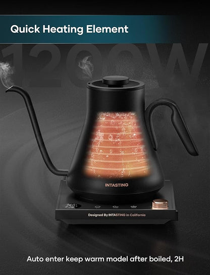 Electric Kettle, Gooseneck Electric Kettle, ±1℉ Precise Temperature Control - Image 5