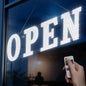 30" x 10" Large LED Open Sign by LemonNova