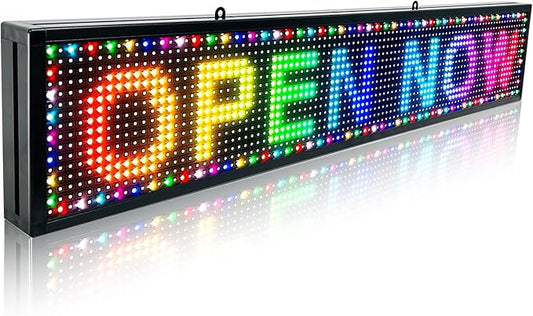 Waterproof Programmable Led Sign Custom Scrolling Outdoor Digital Signs by HIJHSAIL