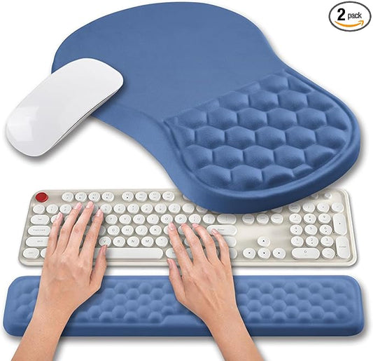 Hokafenle 2 in 1 Ergonomic Mouse Pad Wrist Support & Wrist Rest by Hokafenle
