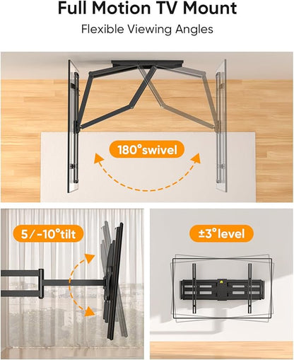 FORGING MOUNT Heavy Duty XXL Full Motion TV Wall Mount - Image 5