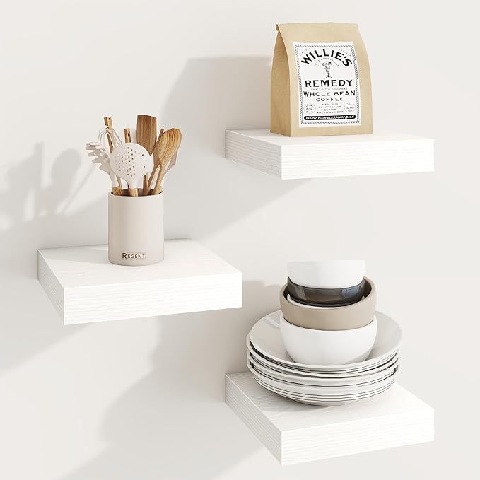 Marsmiles Square Floating Shelves by Marsmiles
