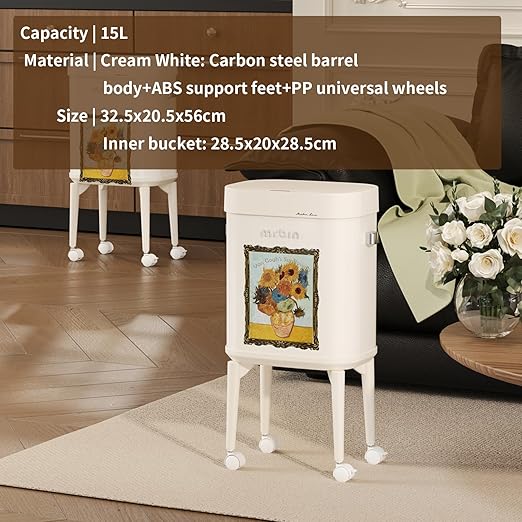 MRBIN Metal Motion Sensor Kitchen Trash Can - Image 8