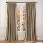 Lazzzy Velvet Blackout Extra Long Curtains Thermal Insulated Room Window Drapes by Lazzzy
