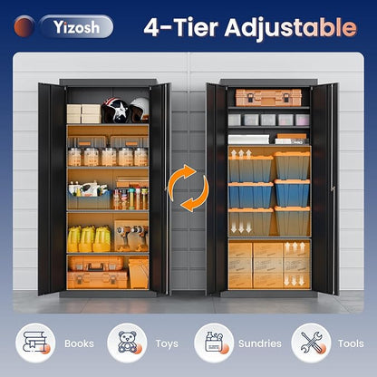 Yizosh Metal Garage Storage Cabinet - Image 5