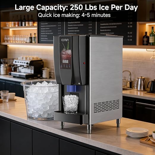 COTLIN Commercial Nugget Ice Maker，250 lbs/Day Ice Machine - Image 5