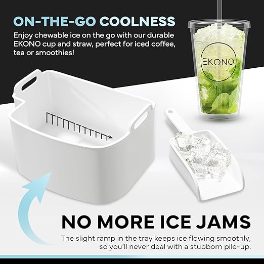 Nugget Ice Maker Countertop Sonic Ice Machine - Image 3