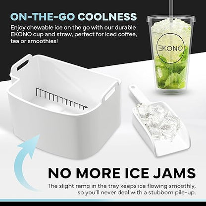 Nugget Ice Maker Countertop Sonic Ice Machine - Image 3