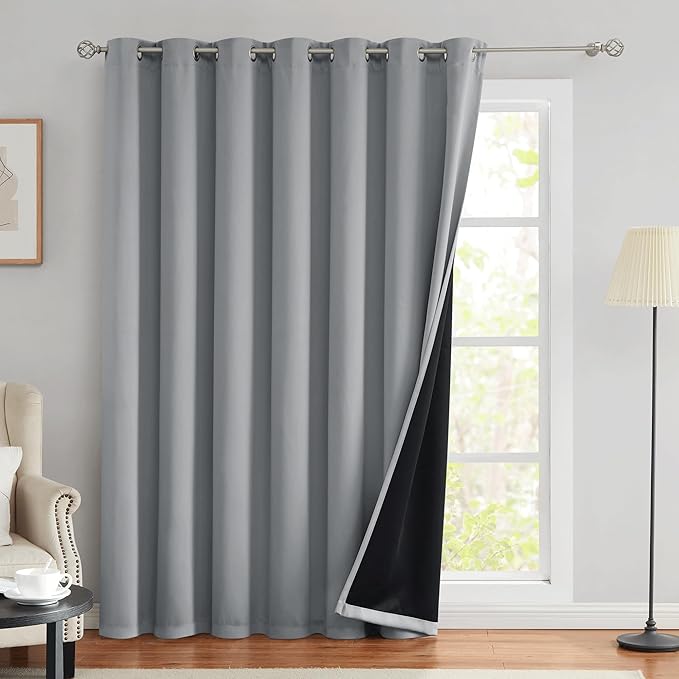 Beauoop 100% Blackout Curtains 84 Inches Long by Beauoop
