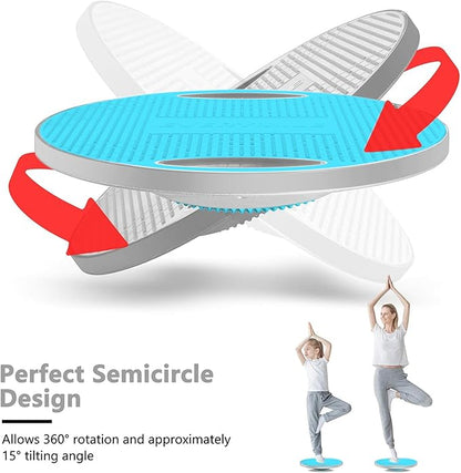 EVERYMILE Wobble Balance Board, Exercise Balance Stability Trainer Portable - Image 3