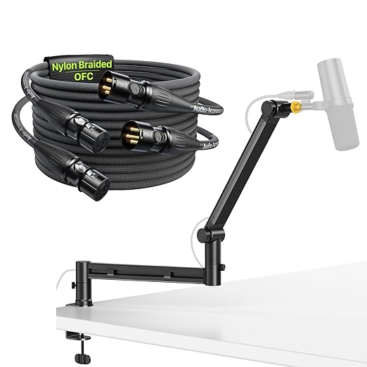 AA AUDIO ACCESSORY Low Profile Mic Boom Arm by AA