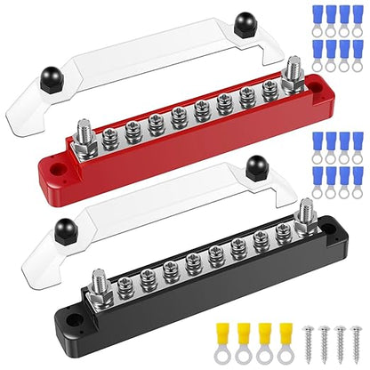 JUNXILPPD 12V Stainless Steel Bus Bar Marine Simplify Wiring Power Distribution by JUNXILPPD