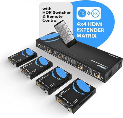 OREI 4K 4x4 HDMI Extender Matrix - Image 2