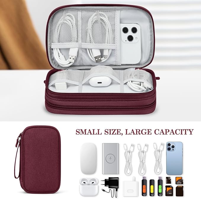FYY Electronic Organizer, Travel Cable Organizer Bag Pouch Electronic - Image 6