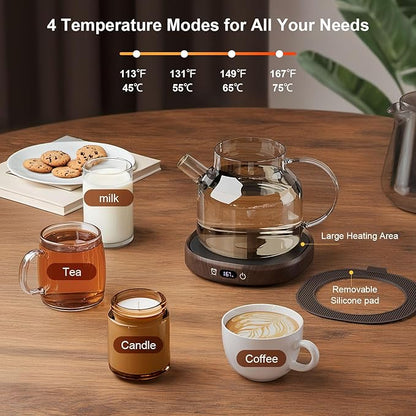 Coffee Mug Warmer & Mug Set for desk, Smart Auto Shut Off Electric Cup Warmer - Image 5