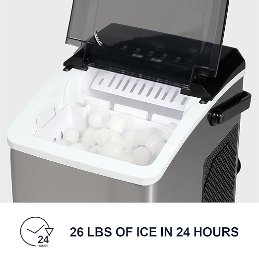 Kenmore Countertop Ice Maker – Maquina para Hacer Hielo en Casa, Nugget Ice - Image 6