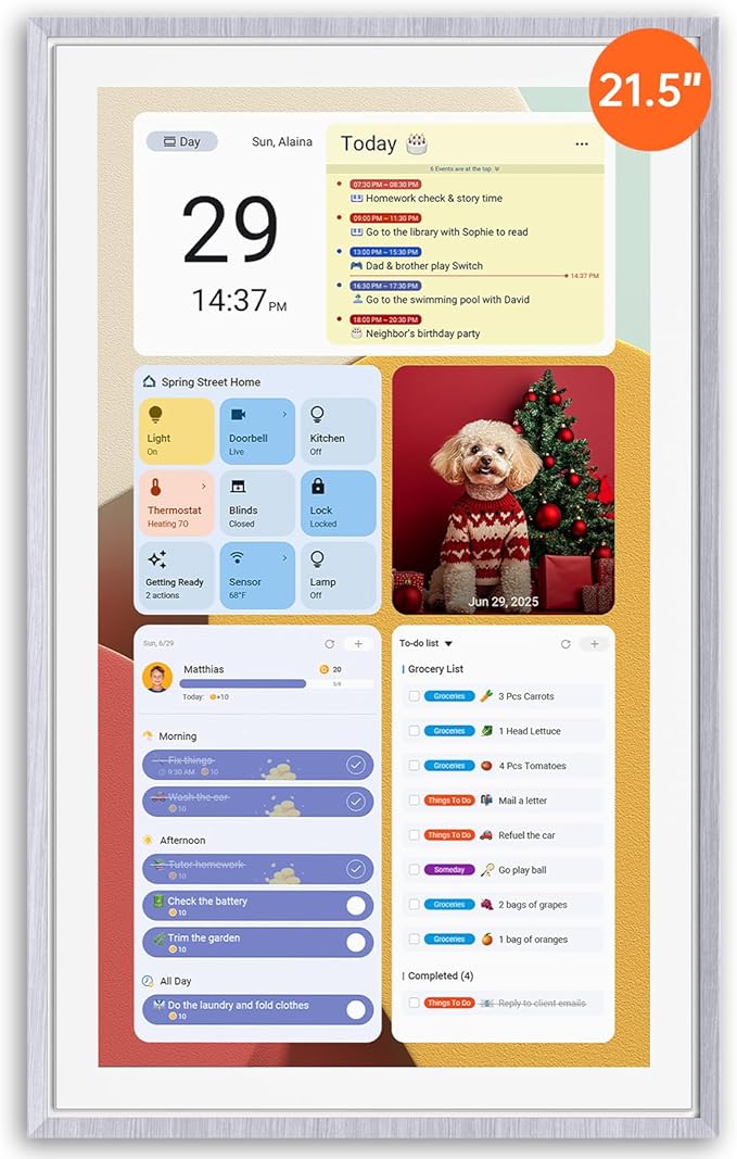 ApoloSign 21.5" Digital Calendar: Dual Mode Calendars by ApoloSign