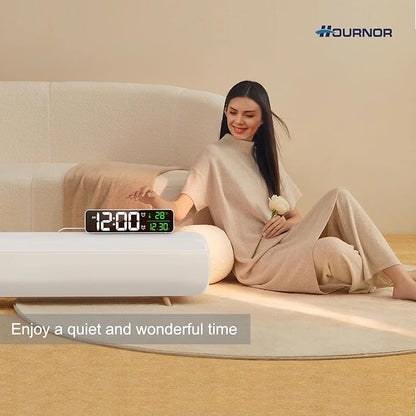 Hournor Digital Clock for Bedroom, Digital Wall Clock for Living Room Decor - Image 4