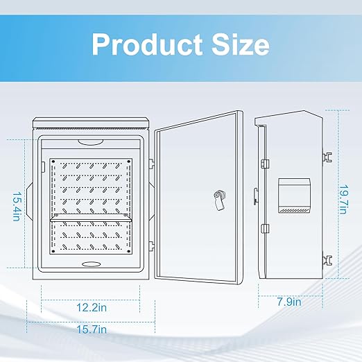 Outdoor Electrical Box with Thermostat and Fan, Cold-Rolled Steel Plate - Image 7