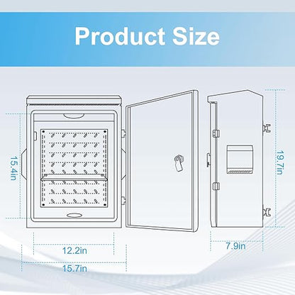 Outdoor Electrical Box with Thermostat and Fan, Cold-Rolled Steel Plate - Image 7