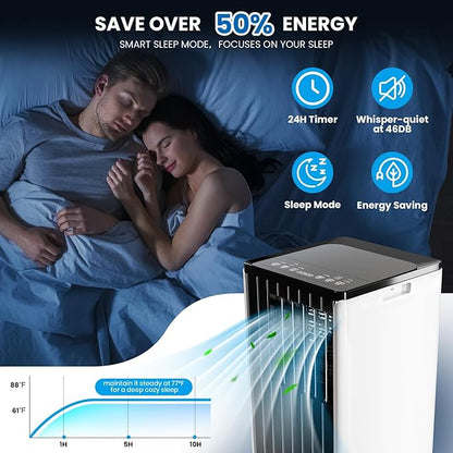 Portable Air Conditioners, 8000 BTU Cooling Capacity - Image 8