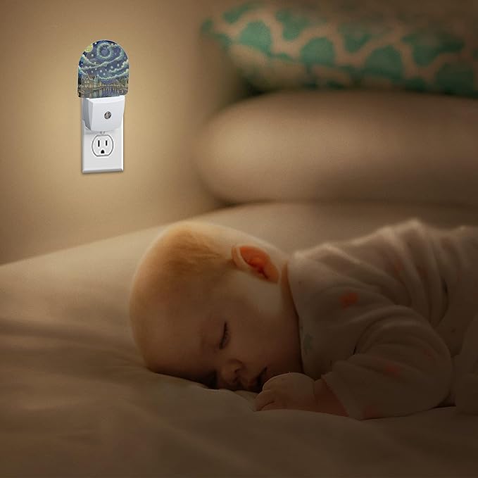 YESPOAK Night Light, Amsterdam at Night Night Lights Plug Into Wall - Image 7