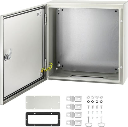 VEVOR NEMA Steel Enclosure, IP66 Waterproof & Dustproof, Outdoor/Indoor by VEVOR