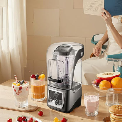VEVOR Professional Blender for Smoothies, 118 oz 1400W, - Image 8