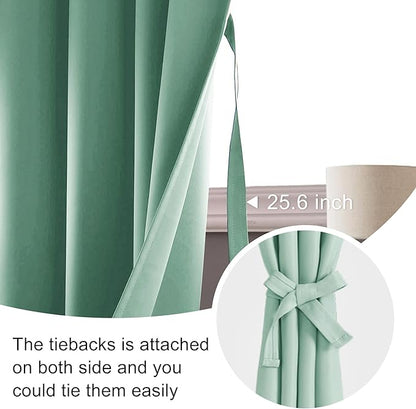 JIUZHEN Blackout Curtains for Bedroom - Image 7