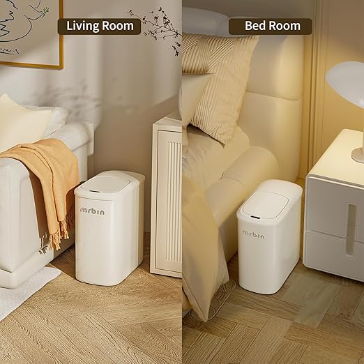 MRBIN Metal Motion Sensor Bathroom Trash Can - Image 5