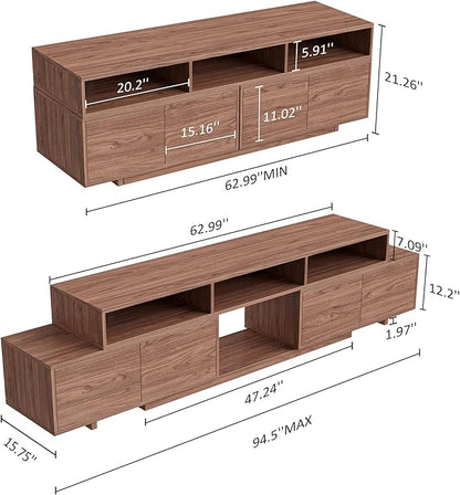 Extendable TV Stand for 65-100 Inches TVs - Image 2