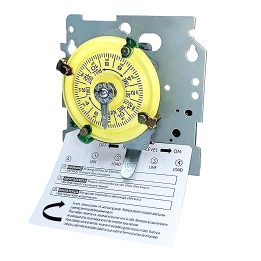T104M Mechanical Time Switch, 208-277 VAC 5HP 40A DPST Time Switch, 24 Hour 12 by Unknown